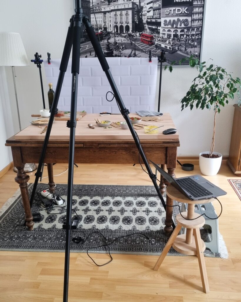 Hinter den Kulissen Fotoshooting Produkte Filinchen