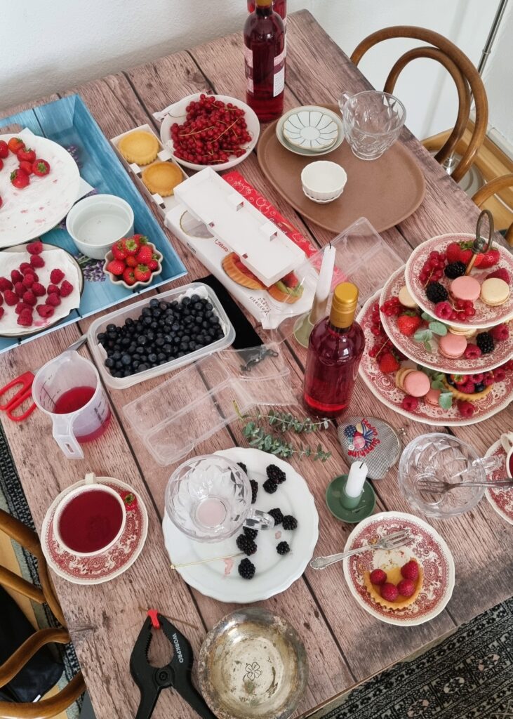 Hinter den Kulissen Drinkfotoshooting, Vorbereitung der Zutaten und Requisiten